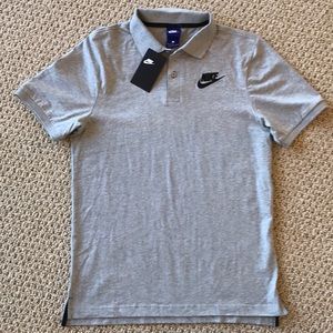 NIKE Polo Shirt  Grey - Small - NEW with Tags!!